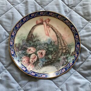 Tulips and Lilacs Collector Plate Limited Edition